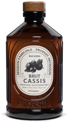 Sirop Bio cassis 40 cl Bacanha