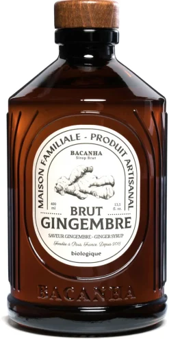 Sirop Bio gingembre 40 cl Bacanha