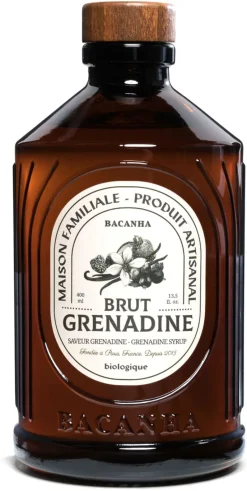 Sirop Bio grenadine 40 cl Bacanha