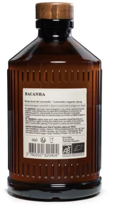 Sirop Bio lavande 40 cl Bacanha
