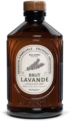 Sirop Bio lavande 40 cl Bacanha