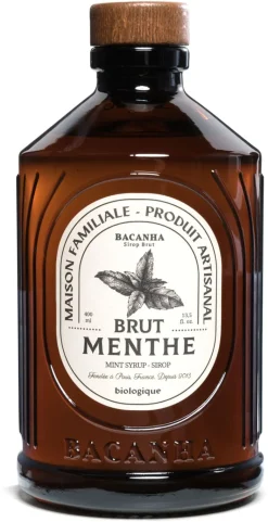 Sirop Bio menthe 40 cl Bacanha