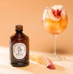 Sirop Bio pêche 40 cl Bacanha