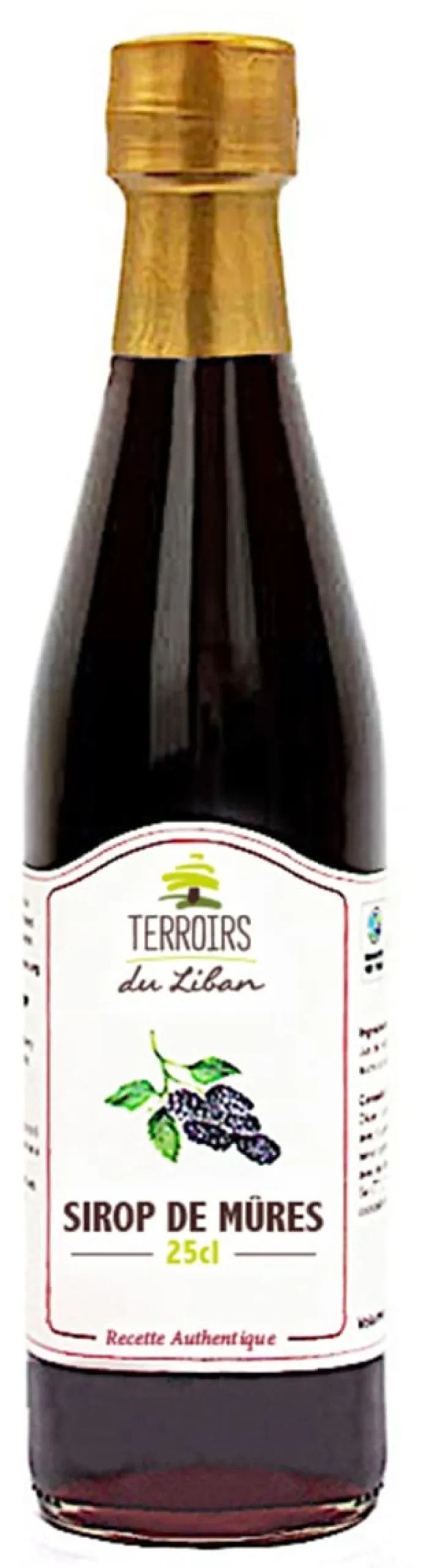 Sirop de mûre 25 cl Terroirs du Liban