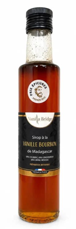 Sirop à la vanille Bourbon 25 cl Vanilla Bridge
