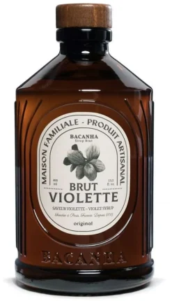 Sirop violette 40 cl Bacanha