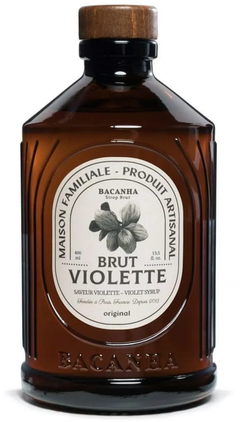 Sirop violette 40 cl Bacanha