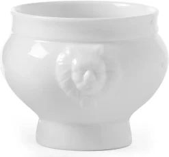 Soupière tête de lion en porcelaine 50 cl