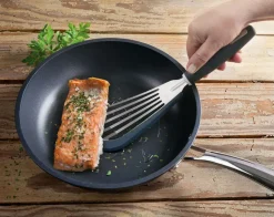 Spatule ajourée inox et silicone Lacor