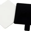 Support carton avec languette carré blanc/noir 8 x 8 cm (x 200) Meilleur du Chef