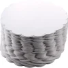 Support carton rond festonné blanc Ø 25 cm (x 250) Nordia