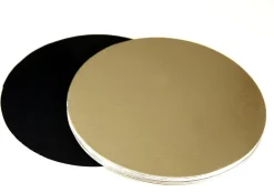 Support gâteau carton rond or et noir Ø 32 cm (x 10) Meilleur du Chef