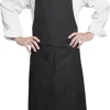 Tablier Girofle avec bavette Noir Clément Design