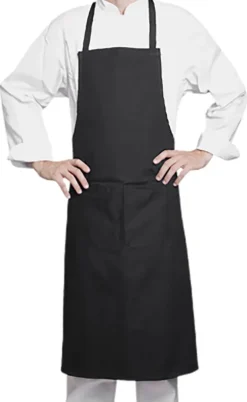 Tablier Girofle avec bavette Noir Clément Design