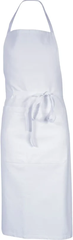 Tablier Pise avec bavette Blanc ht 100 cm Robur