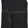Tablier Pise avec bavette Noir ht 100 cm Robur