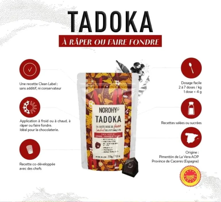 Tadoka fumé Sachet de 62 cubes Norohy