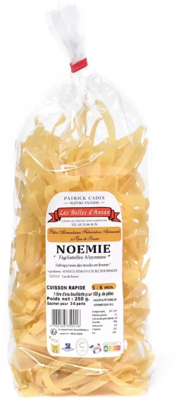 Tagliatelle Moyenne Noémie 250 g Les Belles D'Antan