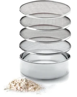 Tamis inox 4 toiles interchangeables Ø 20 cm Lacor