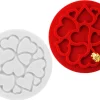Tapis décor silicone love mini Ø 6 cm x ht 2 mm Silikomart
