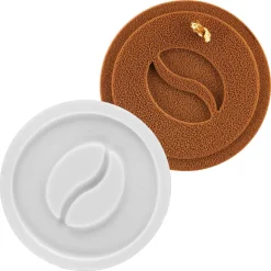 Tapis décor silicone mini grains de café Ø 6 cm x ht 2 mm Silikomart