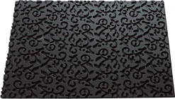 Tapis silicone motif arabesque pour moule à bûche silicone Silikomart