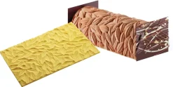 Tapis silicone texture cabosse pour moule à bûche silicone Pavoni