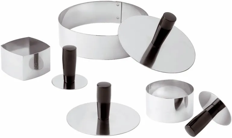 Tasseur à entremets ronds en inox Ø 6 cm Matfer