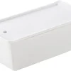 Terrine rectangulaire en porcelaine 21 x 9 cm