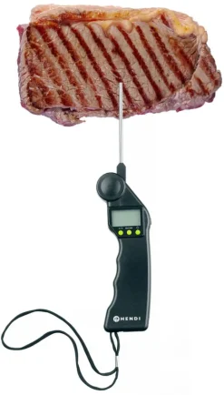Thermomètre numérique avec sonde pliable -50°C à +300°C Hendi