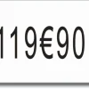 Étiquettes 1 ligne (8 rouleaux)