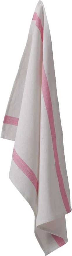 Torchon de cuisine "Taoste " à liteau rose Robur