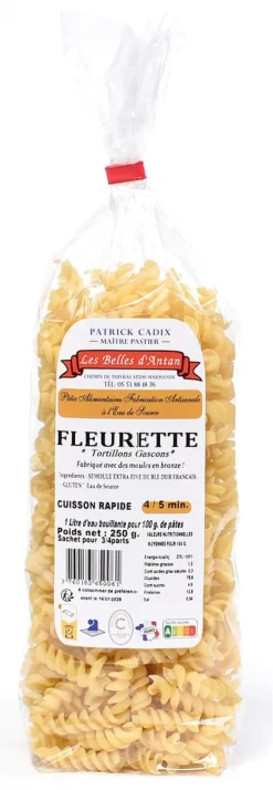 Tortillon nature Fleurette 250 g Les Belles D'Antan