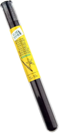 Vanille en poudre Bourbon Bio tube de 10 gr Eurovanille