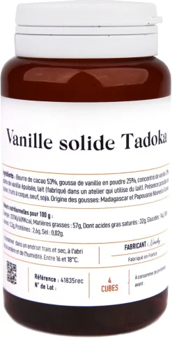 Vanille solide Tadoka Pot de 4 cubes Norohy