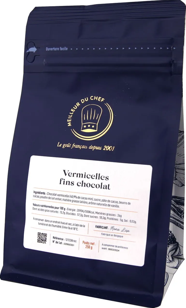 Vermicelle fin chocolat 250 g Callebaut