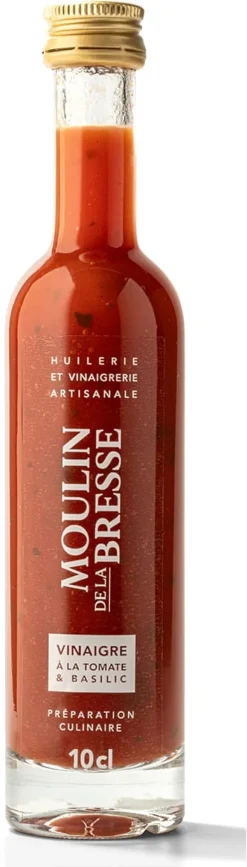 Vinaigre tomate et basilic 25 cl Moulin de la Bresse