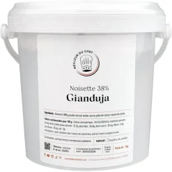 Véritable Gianduja artisanal 1 kg Comptoir du Praliné