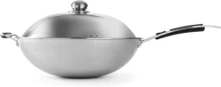 Wok inox induction Ø 36 cm Hendi