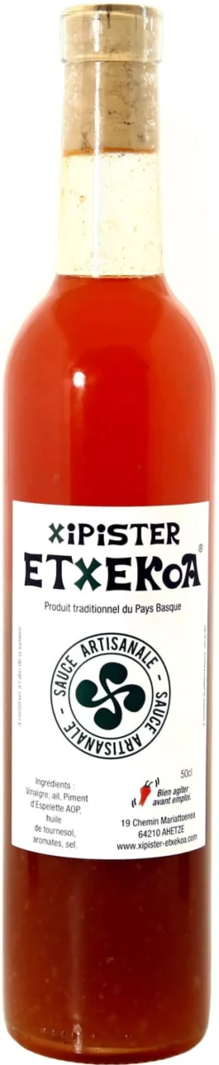 Xipister Etxekoa "La sauce des basques" 50 cl